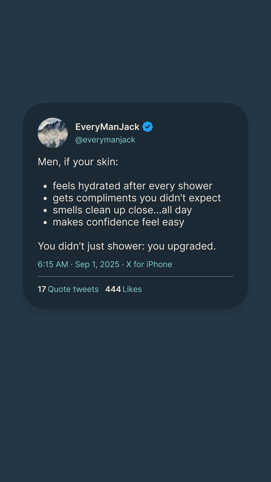 Every Man Jack Facebook ad