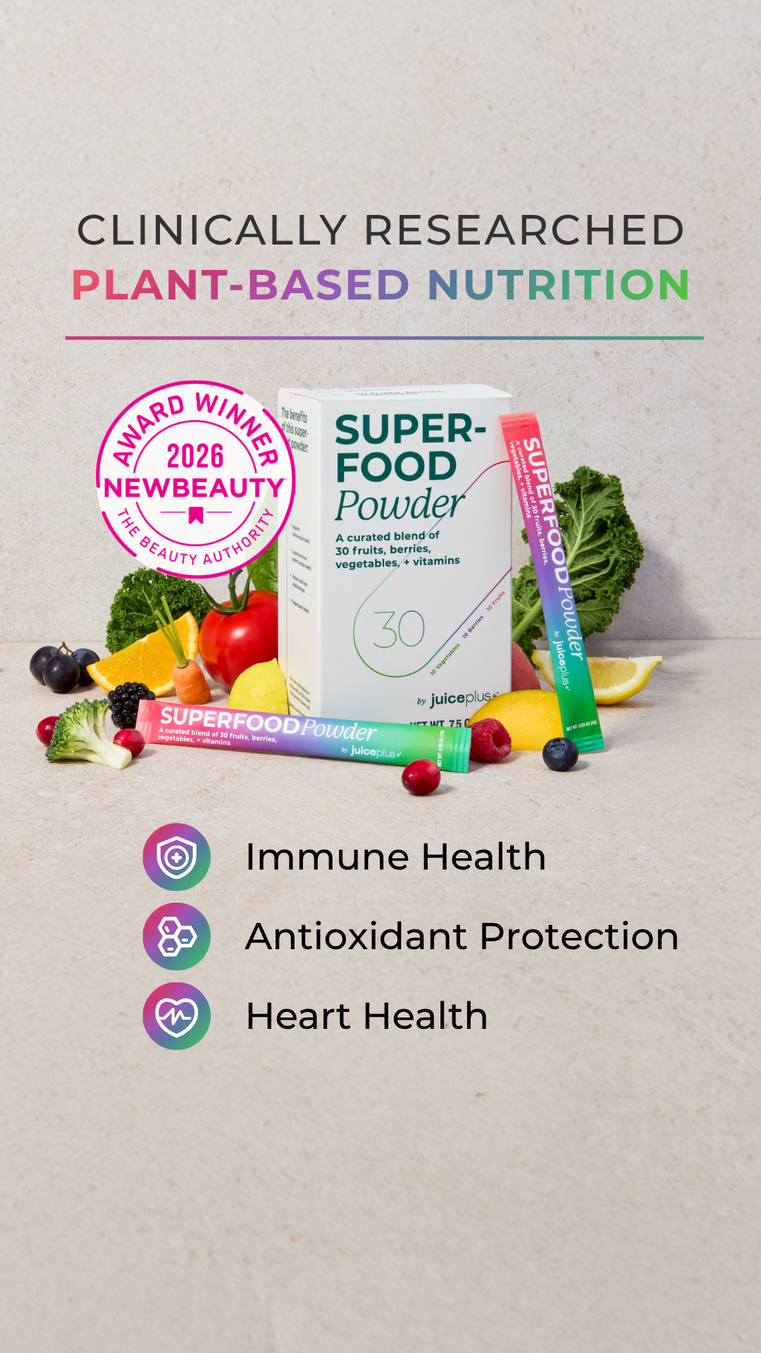 Juice Plus+ Facebook ad