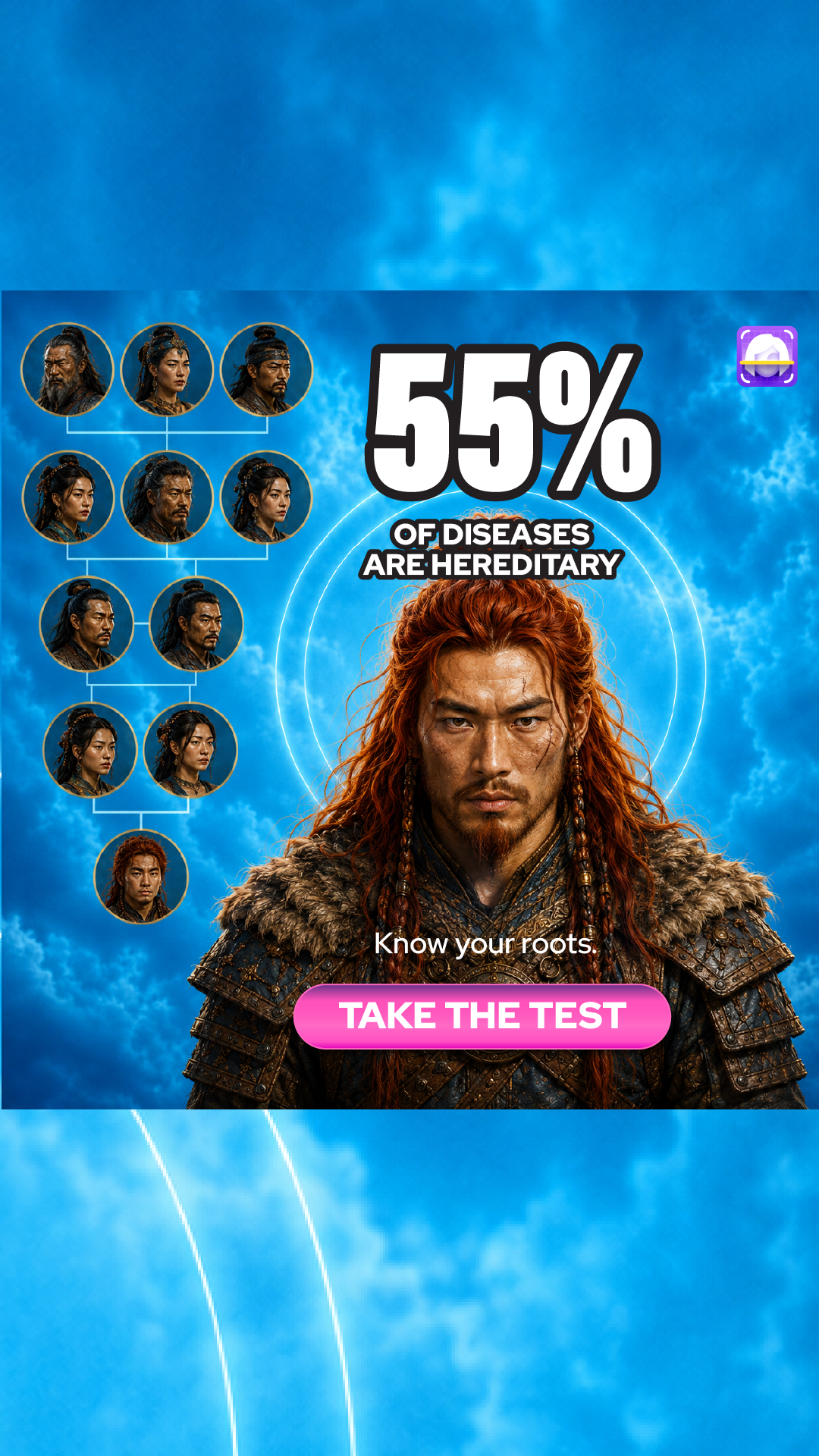 Hidden in Your DNA Facebook ad