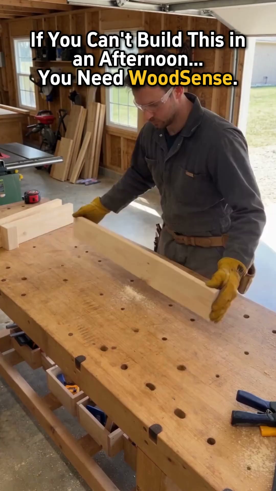 WoodSense Facebook ad: Become a woodworking expert