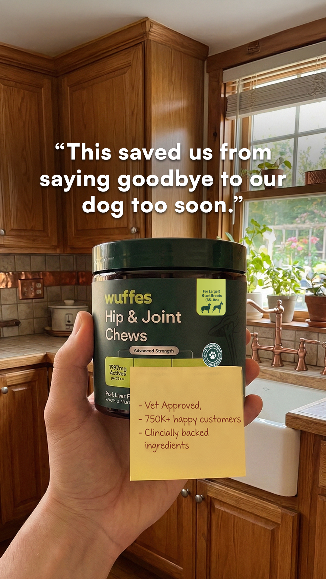 Wuffes Facebook ad