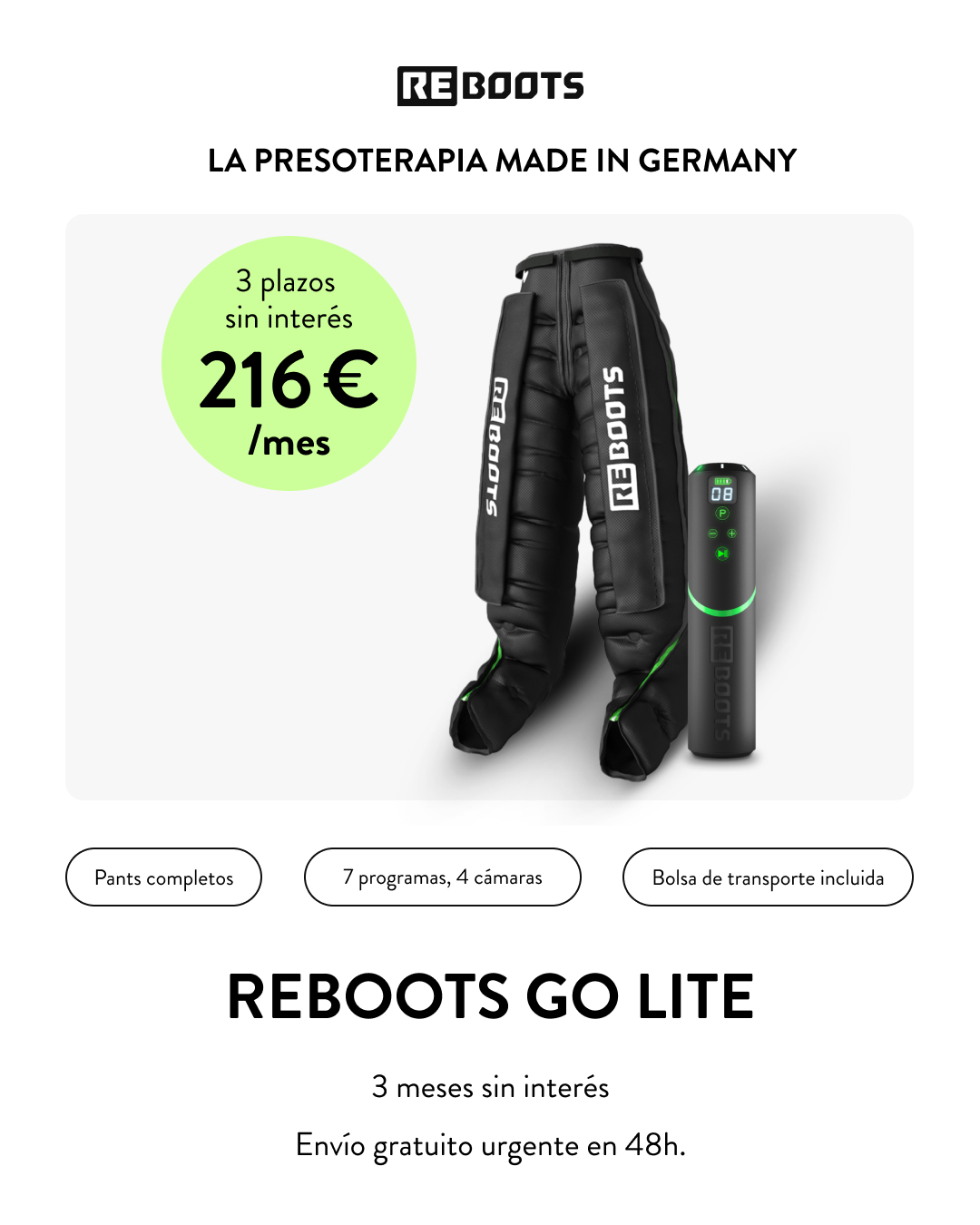 Reboots Recovery España Facebook ad from Jun 18, 2025