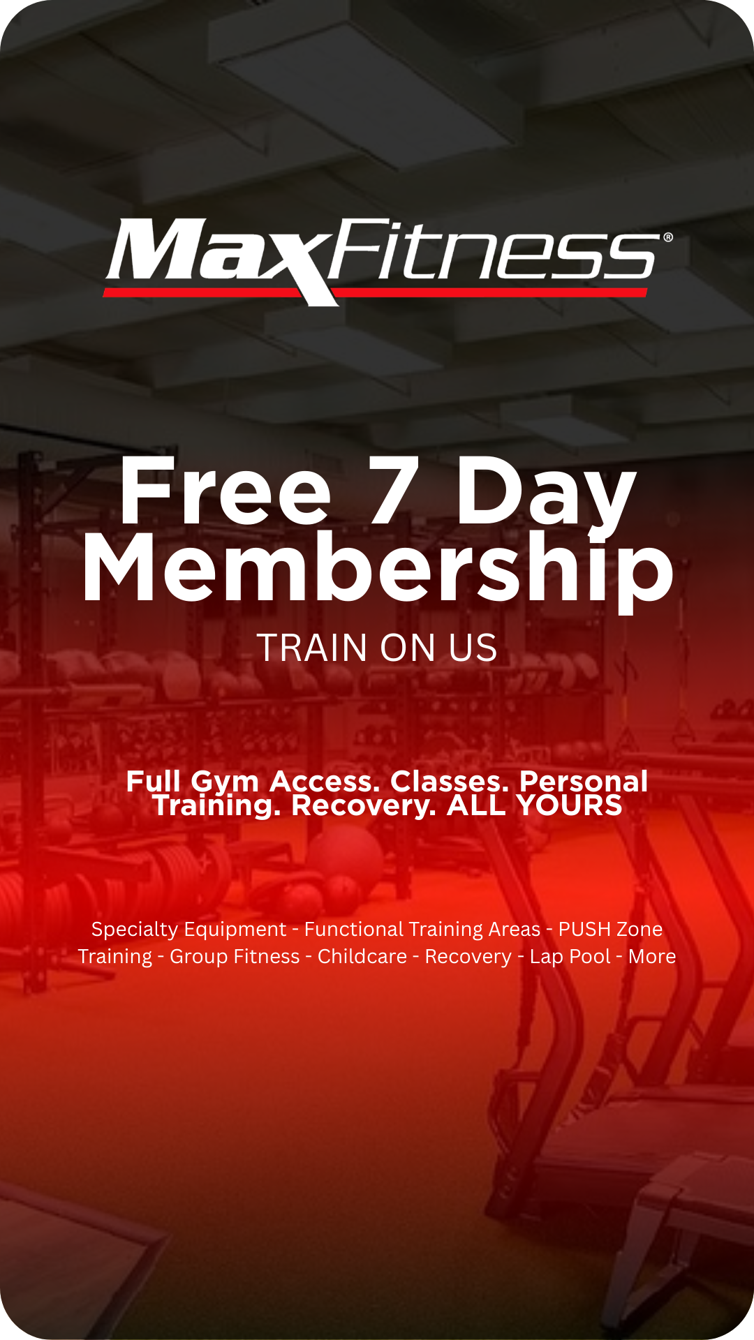 Max Fitness Warner Robins Facebook ad from Mar 5, 2026