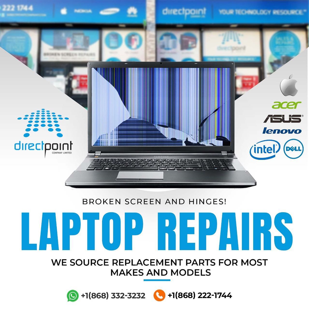 Direct Point Company Ltd. Facebook ad: 𝐅𝐚𝐬𝐭, 𝐑𝐞𝐥𝐢𝐚𝐛𝐥𝐞 𝐂𝐨𝐦𝐩𝐮𝐭𝐞𝐫 𝐑𝐞𝐩𝐚𝐢𝐫.