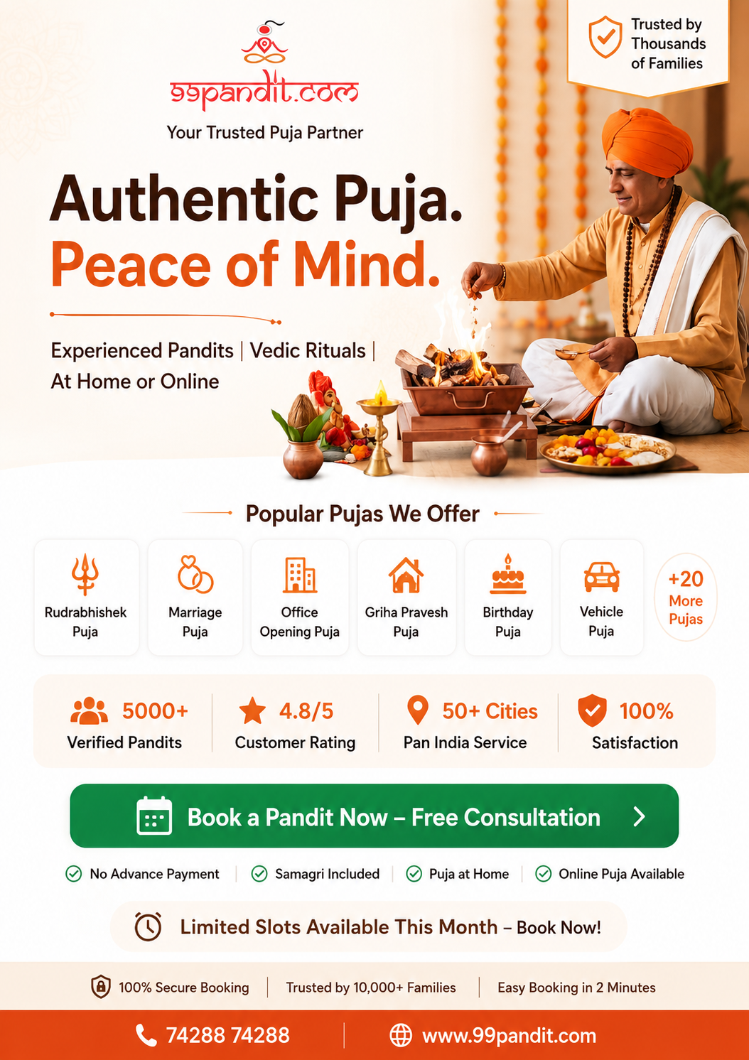 99Pandit Facebook ad from Jun 20, 2026