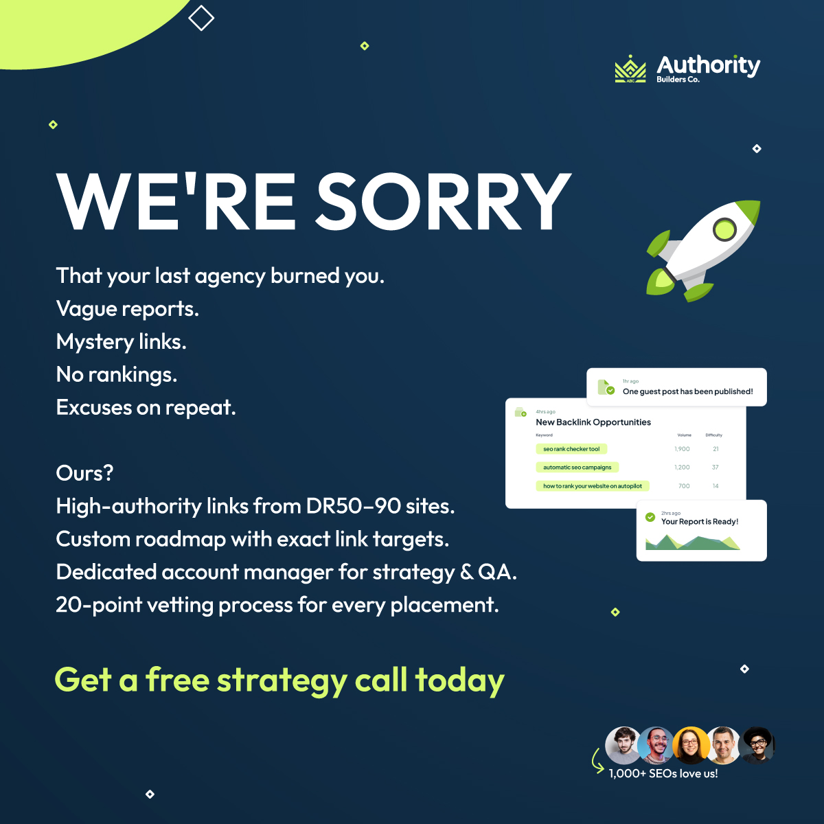 Authority Builders Co. Facebook ad
