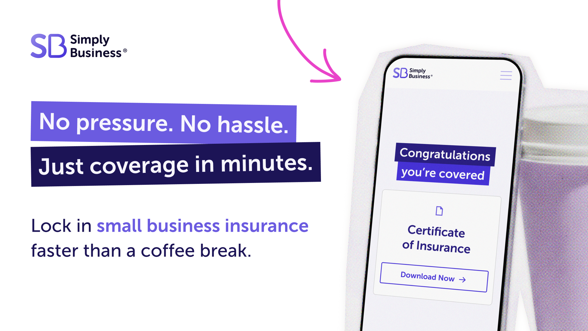 Simply Business US Facebook ad