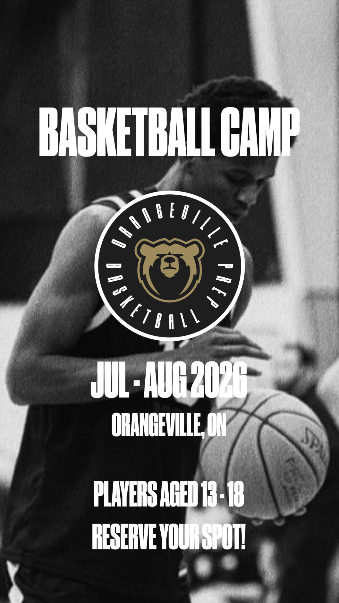 The Orangeville Prep Facebook ad: Summer Basketball Starts Here
