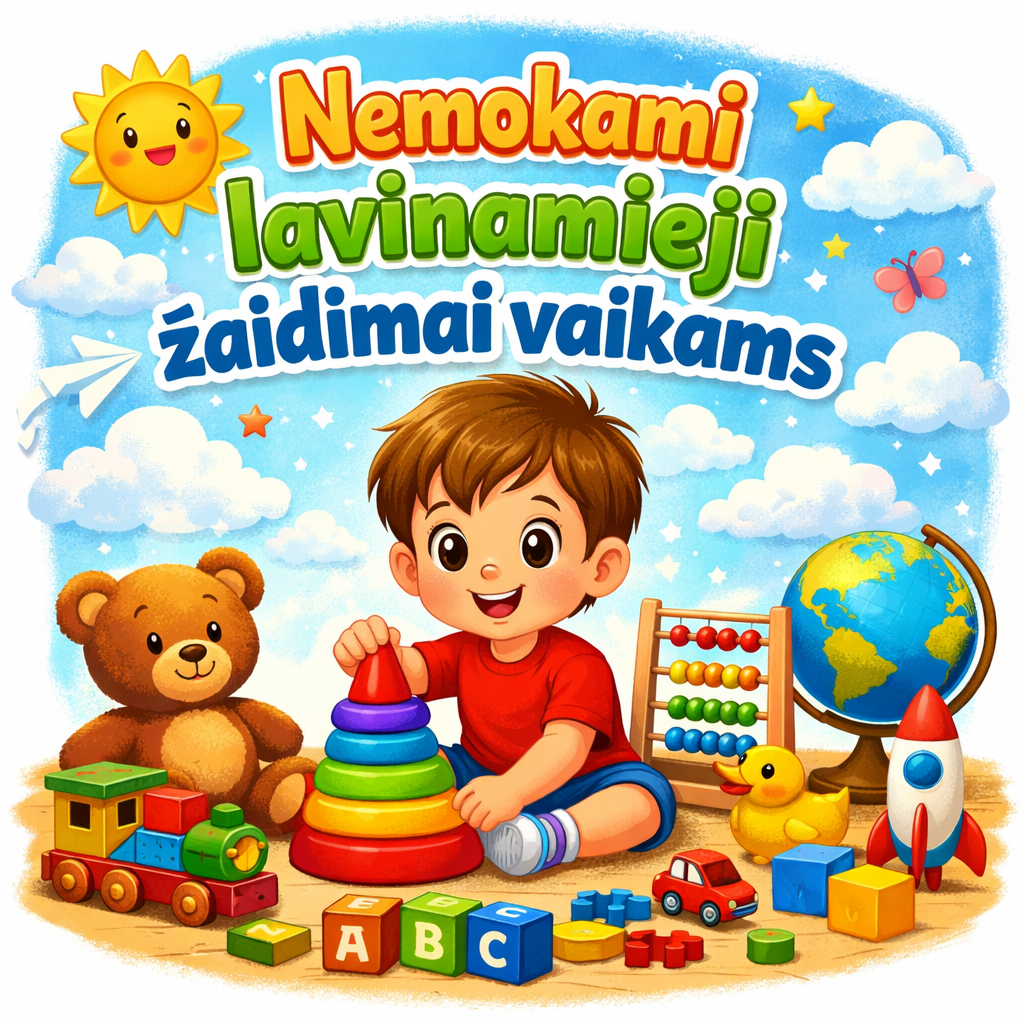 Vaikukampelis.lt Facebook ad: Ieškai, kaip lavinti vaiką namuose?