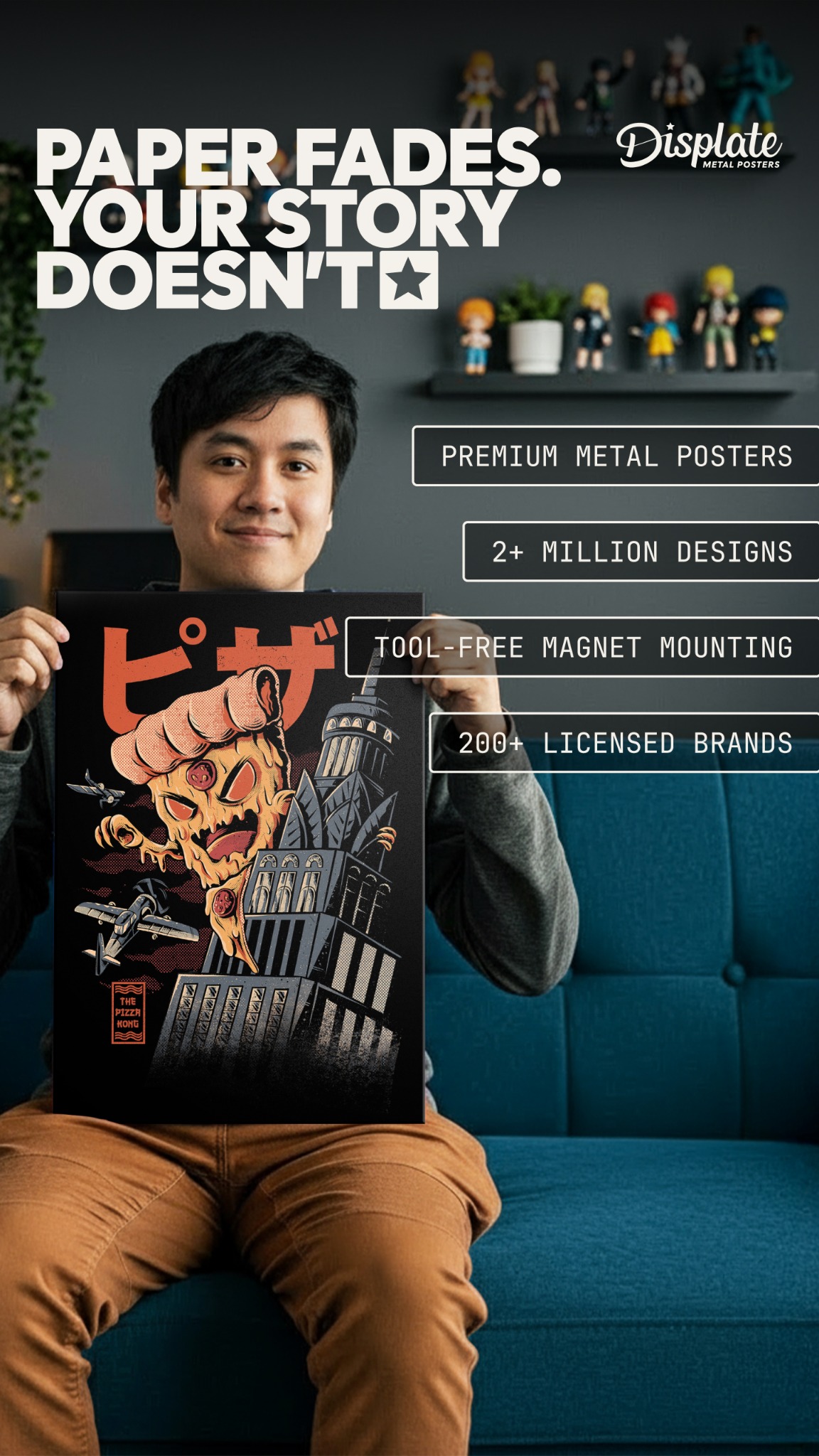 Displate Facebook ad