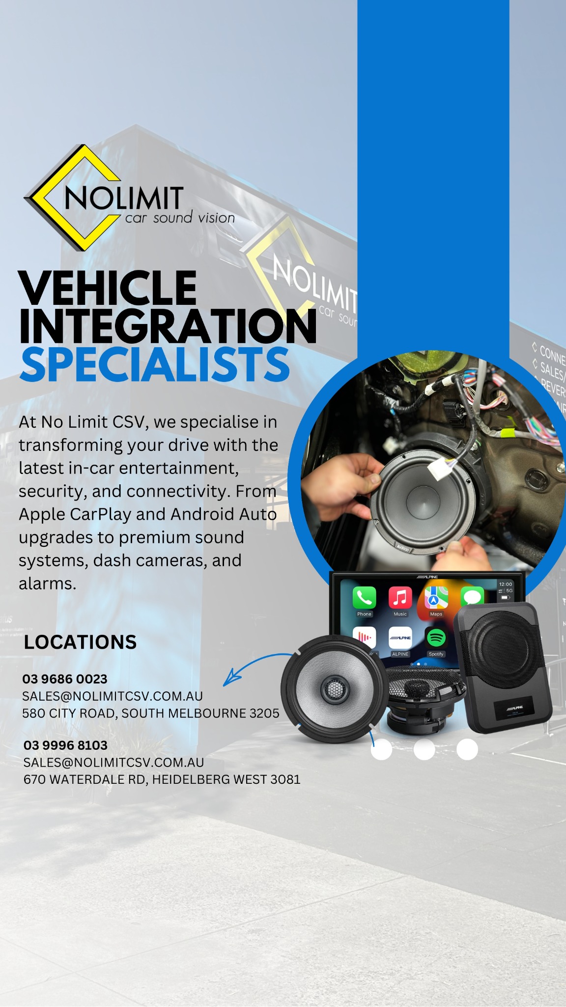 No Limit Car Sound Vision Facebook ad from Jul 15, 2026