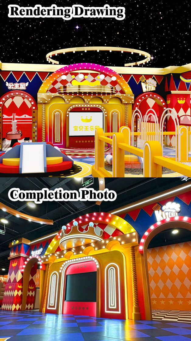Haiber Play Equipment Co., LTD Facebook ad: Indoor Playground 1:1 Rendering Restoration Project