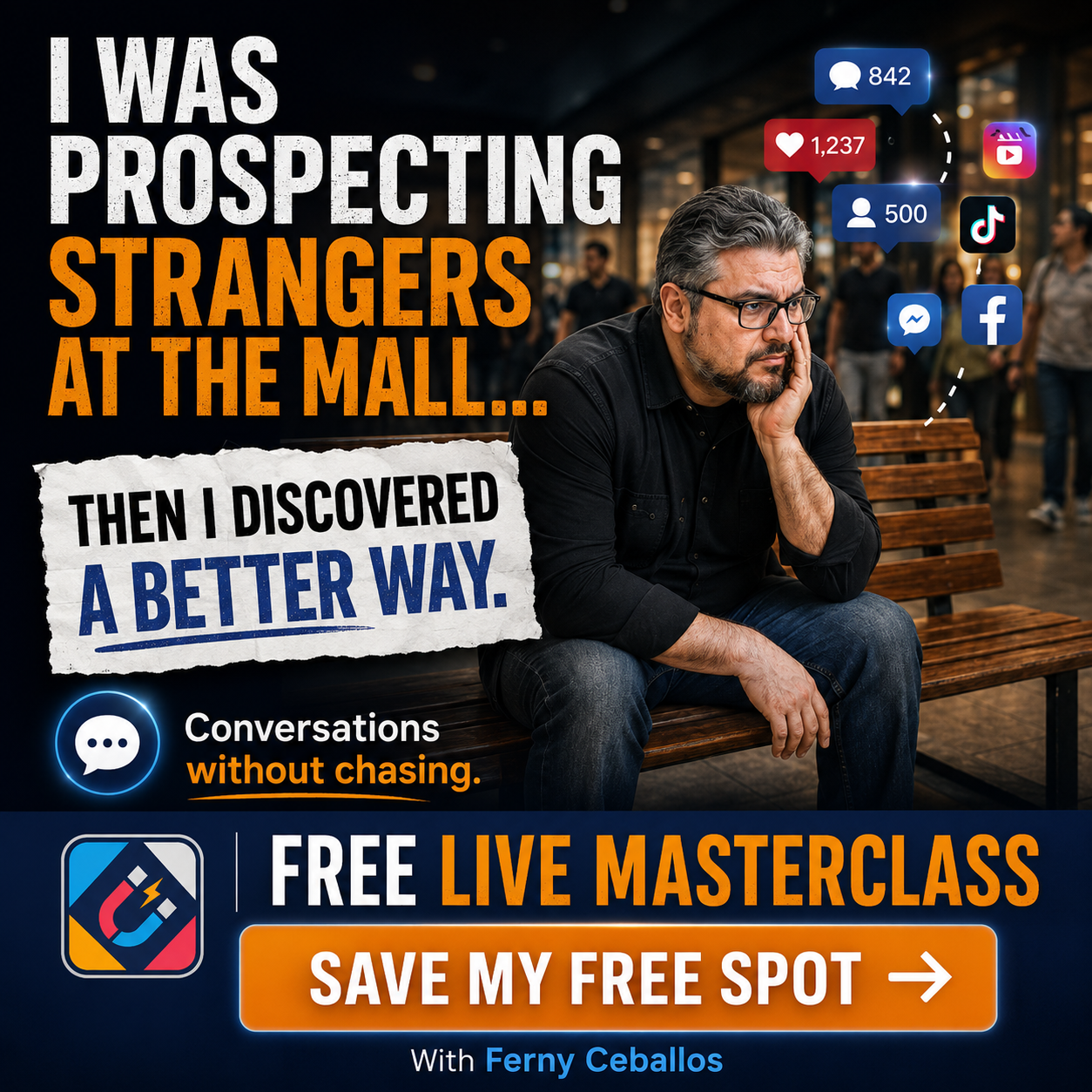 Attraction Marketing Facebook ad