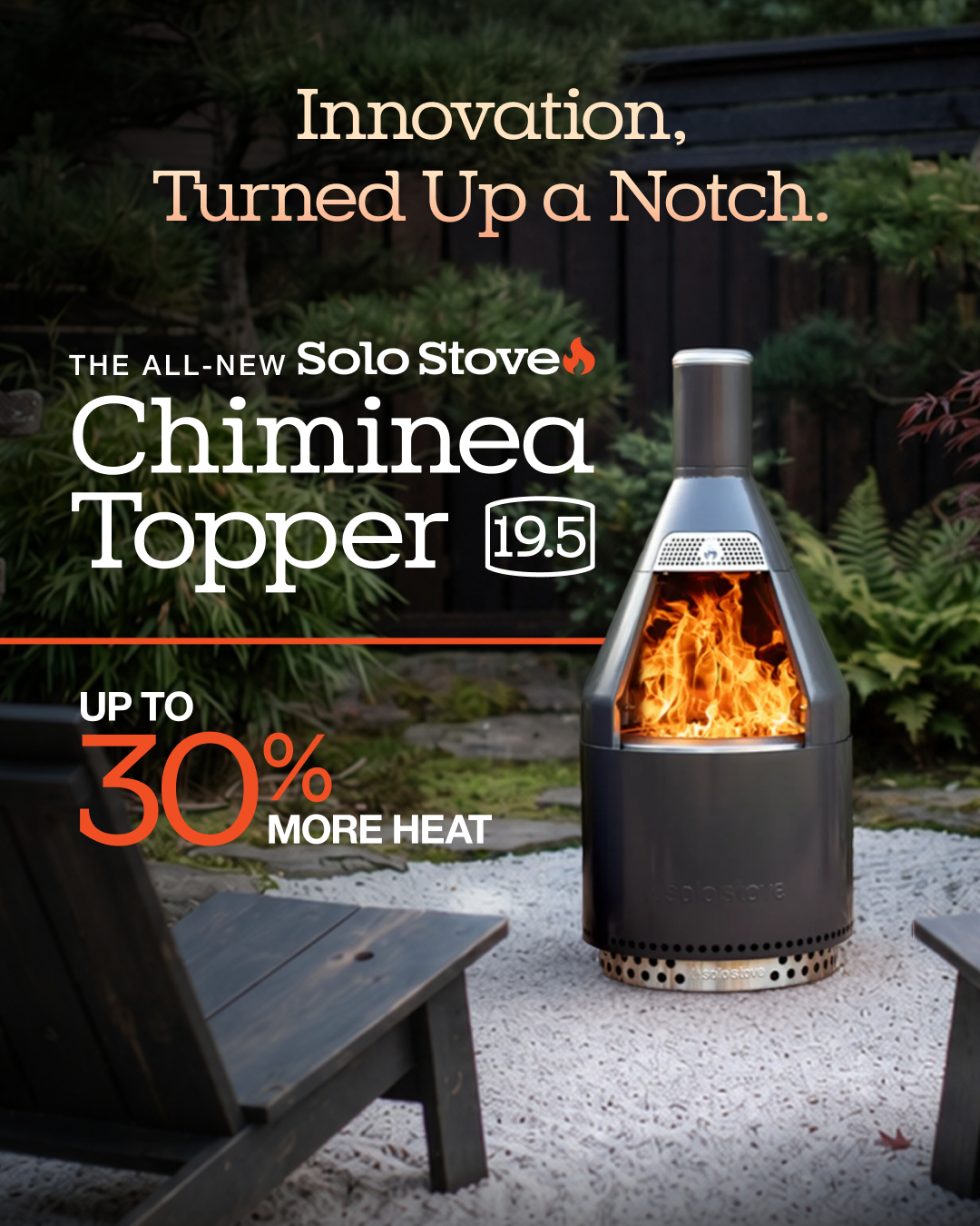Solo Stove Facebook ad: New Chiminea Topper Bundles