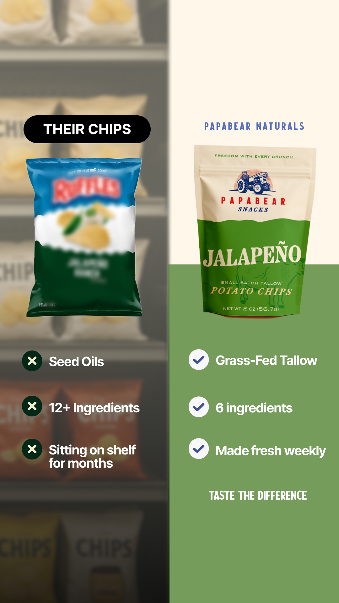 Papabear Naturals Facebook ad