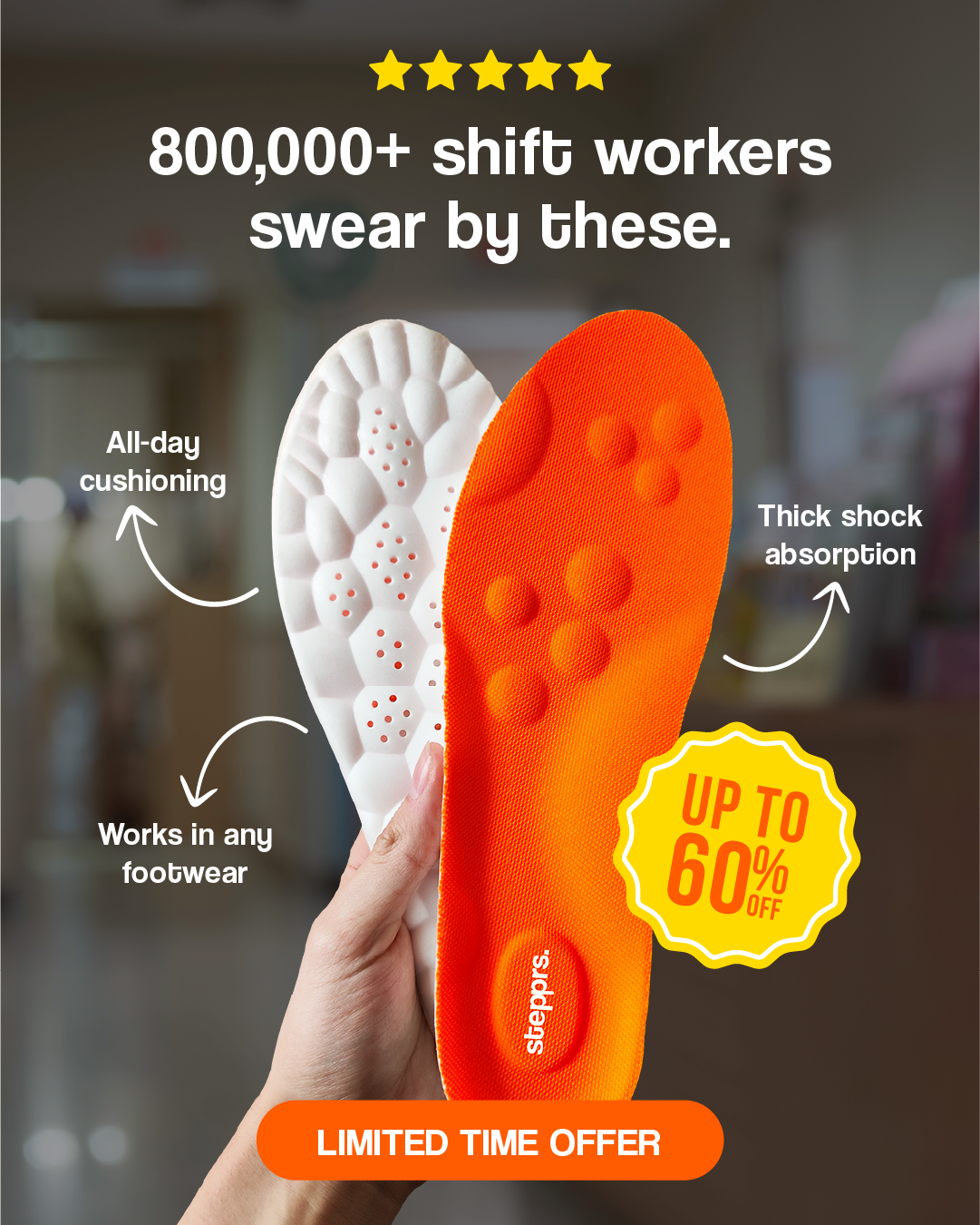 Stepprs Facebook ad