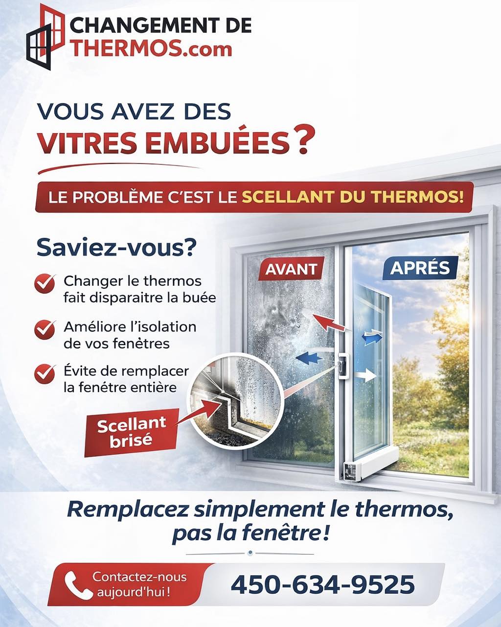 Changement de thermos . Com Facebook ad
