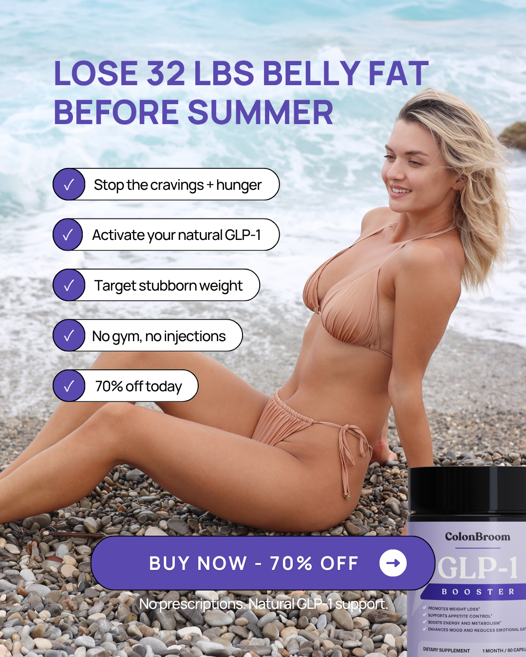 Nicole Hart Facebook ad: Skip The Injection, 70% OFF
