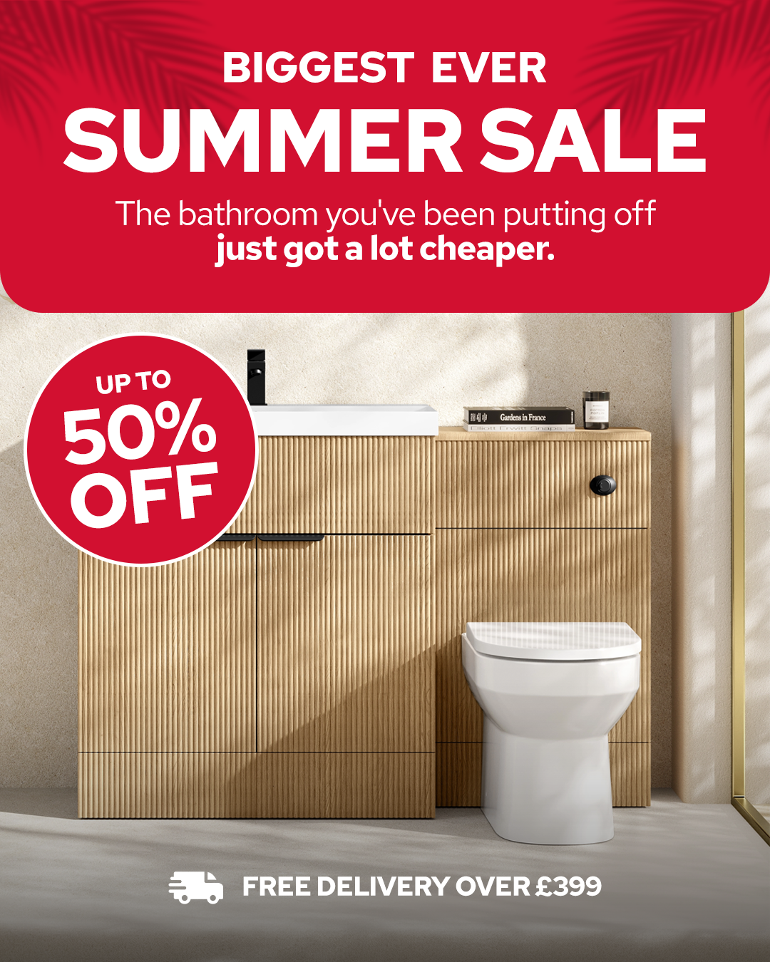 Bathroom Mountain Facebook ad