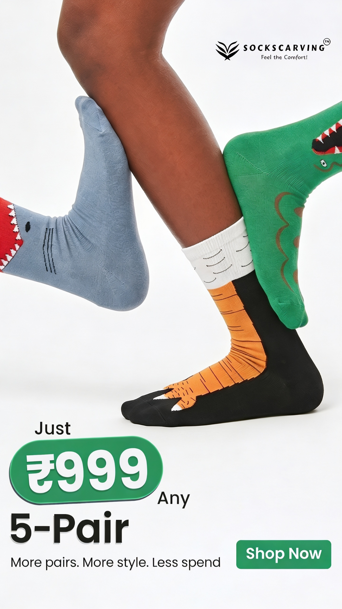 Sockscarving India Facebook ad