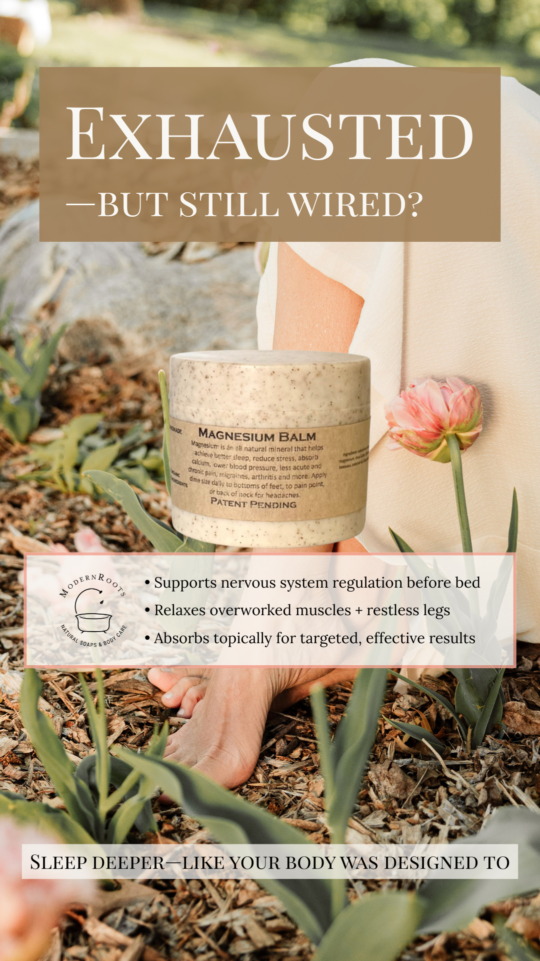 ModernRoots Natural Soaps & Body Care Facebook ad