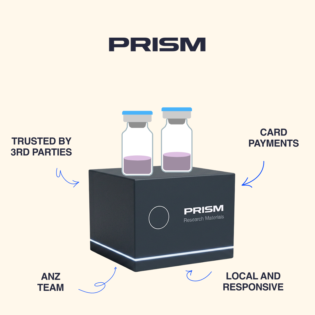 Prism United Facebook ad: Explore Research Materials