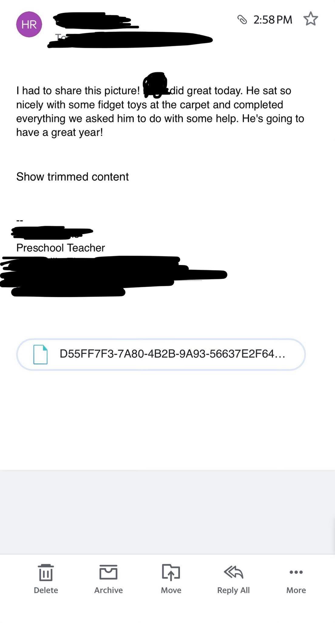 The Natural Parent Facebook ad