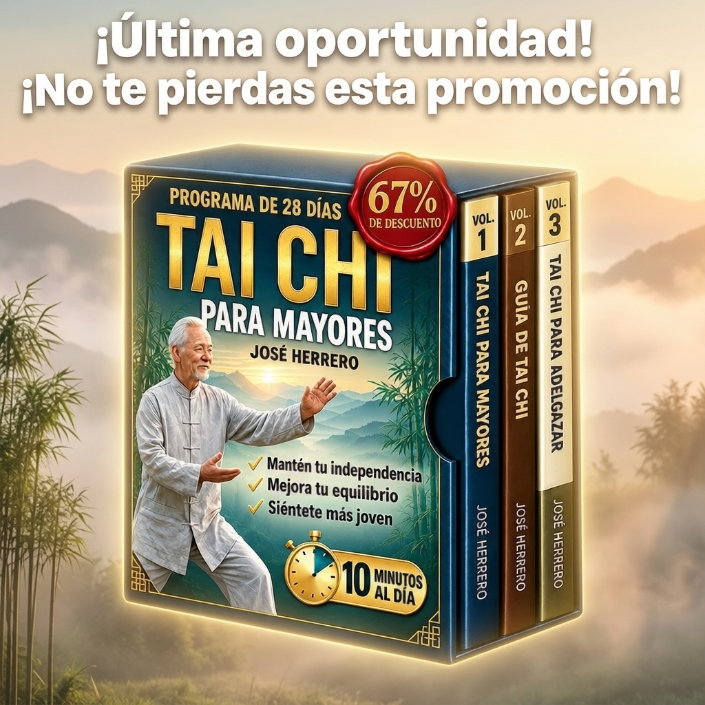 Maria Finds Facebook ad: Tai Chi para Mayores, 10 minutos al día