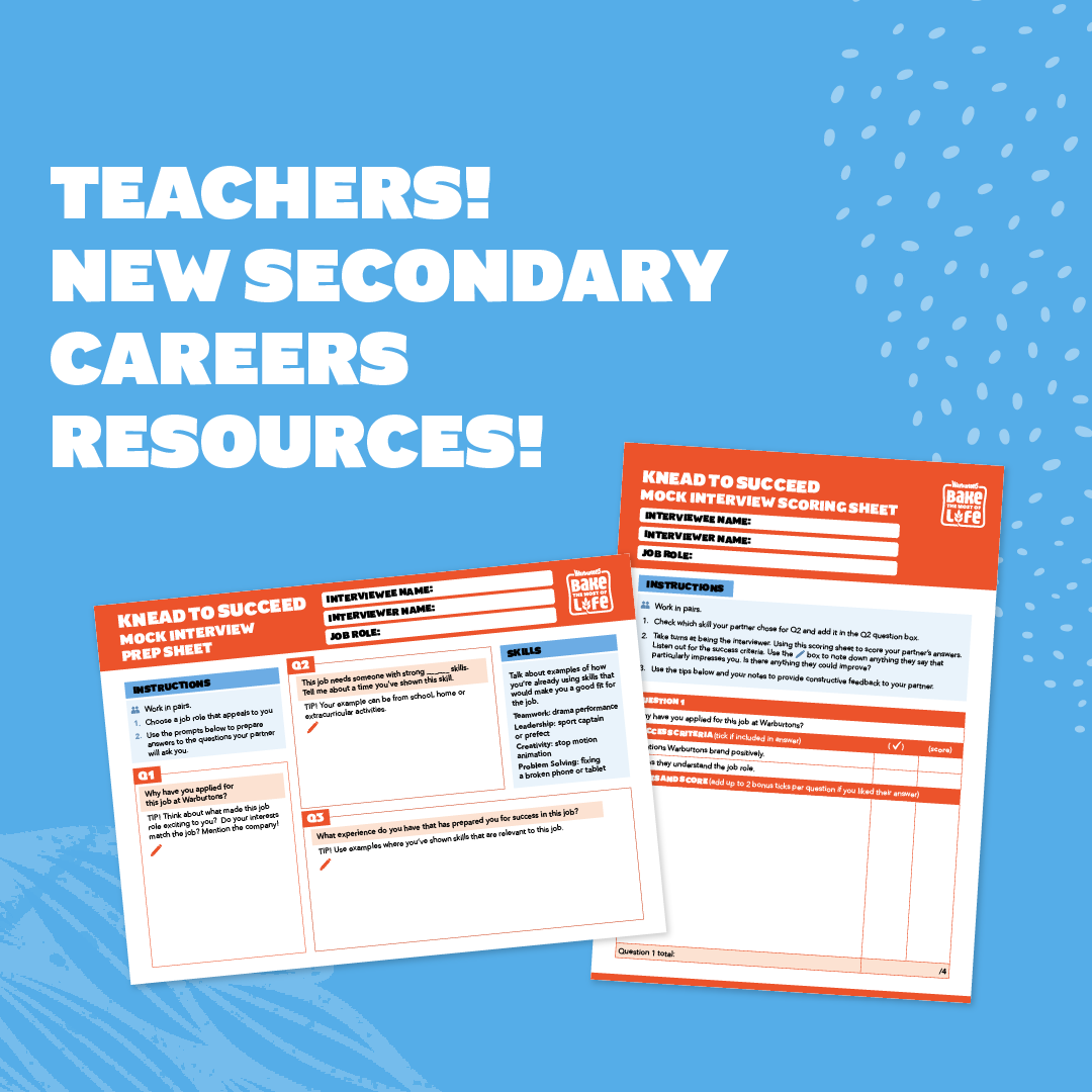 National Schools Partnership Facebook ad: FREE mock interview resource helping students build…