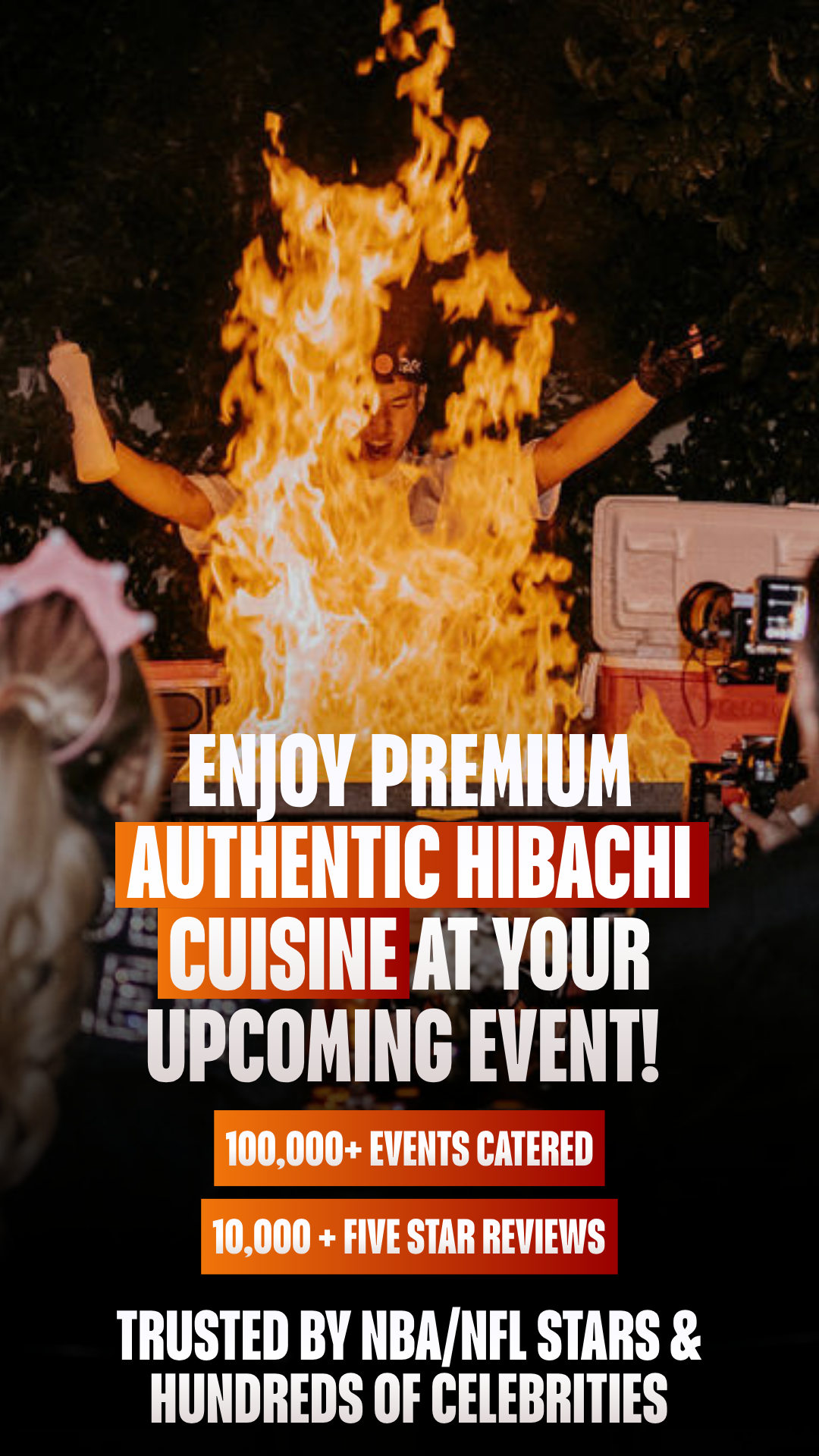 RockStar Hibachi Facebook ad