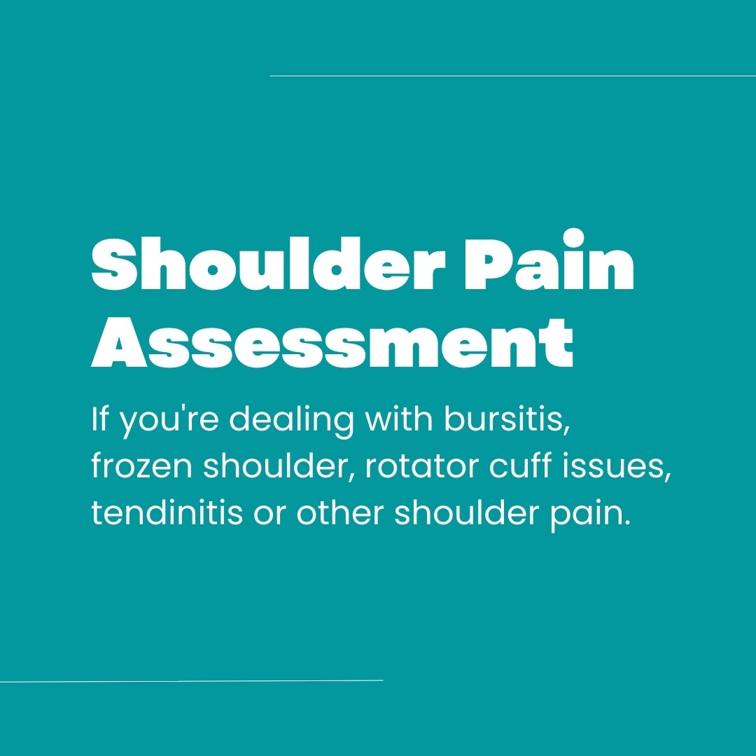 Plainsview Physiotherapy Facebook ad: Shoulder Pain Assessment for Burlington Area