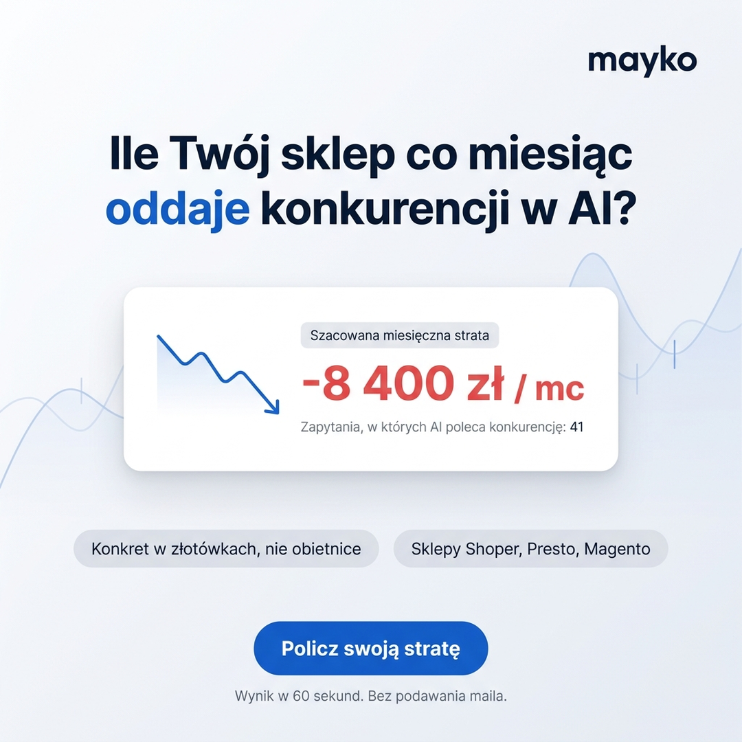 Agencja Mayko Facebook ad