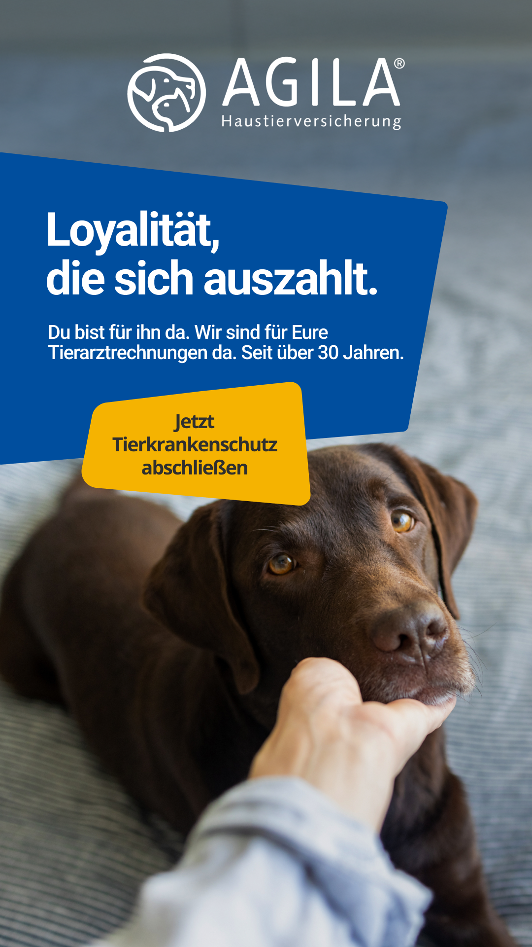AGILA Haustierversicherung Facebook ad