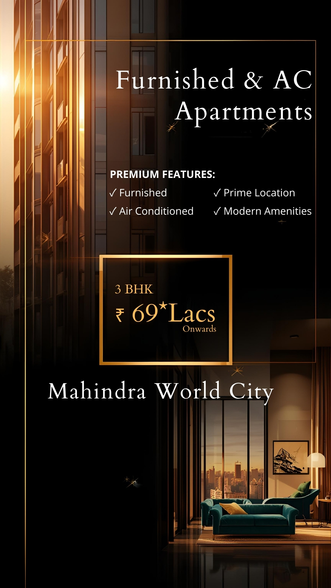 Mahindra World City Apartments Facebook ad