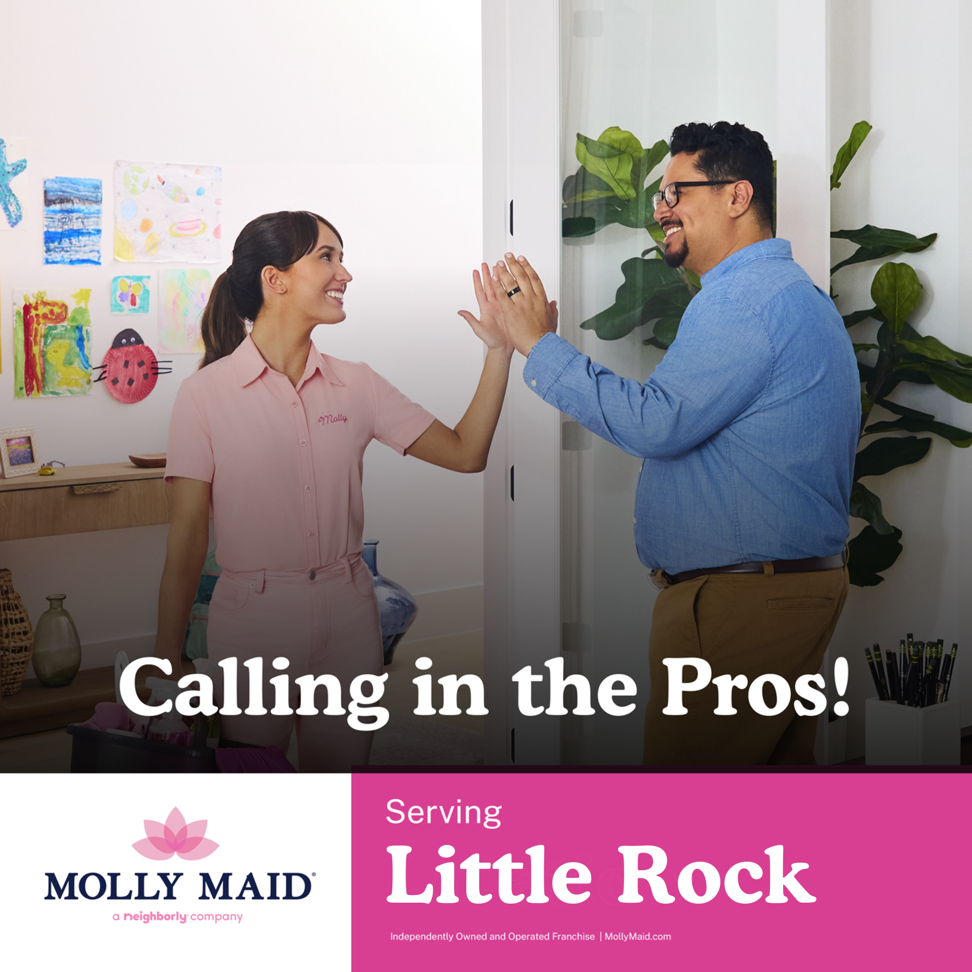 MOLLY MAID of Greater Little Rock Facebook ad