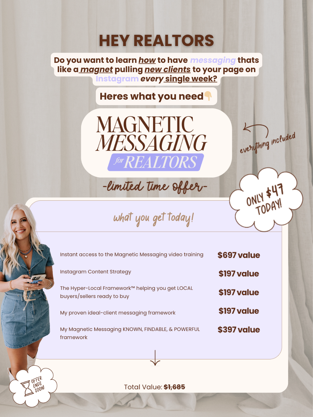 Ashley Walker: Nashville Realtor Facebook ad: Magnetic Messaging for Realtors