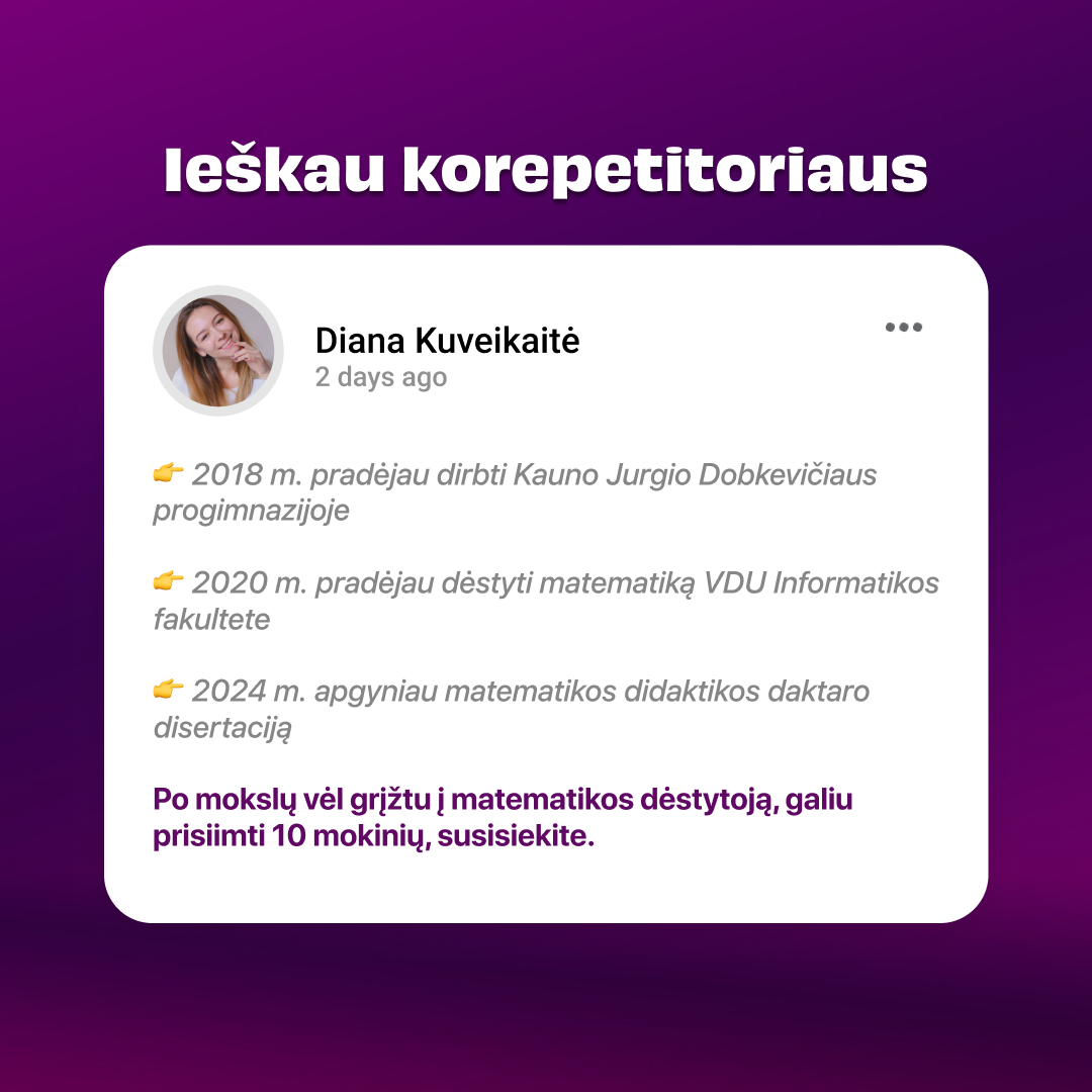 Mokytojas Eimantas Facebook ad