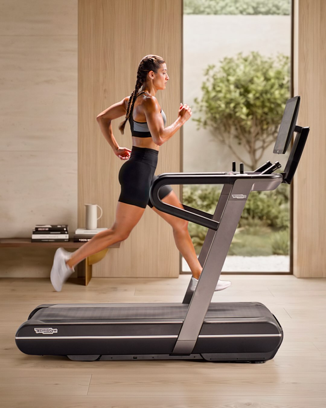 Technogym Facebook ad: Built around the Technogym Slat Belt, Technogym Run…