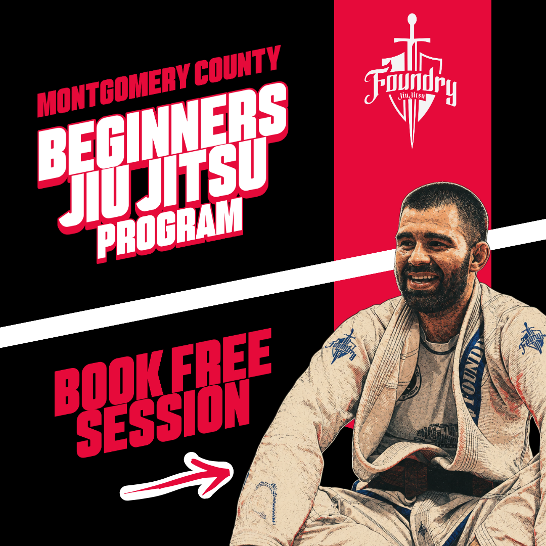 Foundry Jiu Jitsu Academy Facebook ad: BOOK YOUR FREE JIU JITSU TRIAL