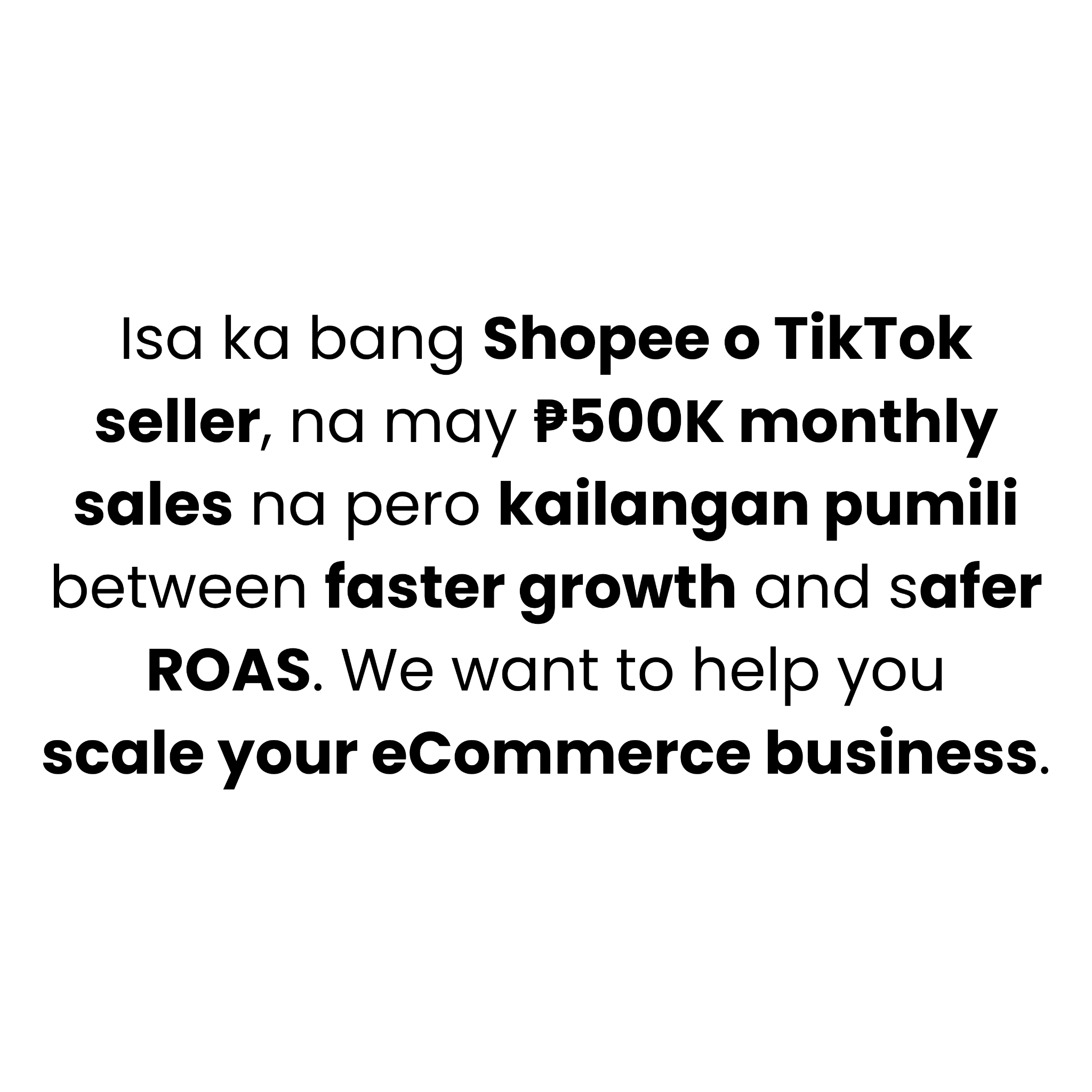 ECOM Accelerator Facebook ad