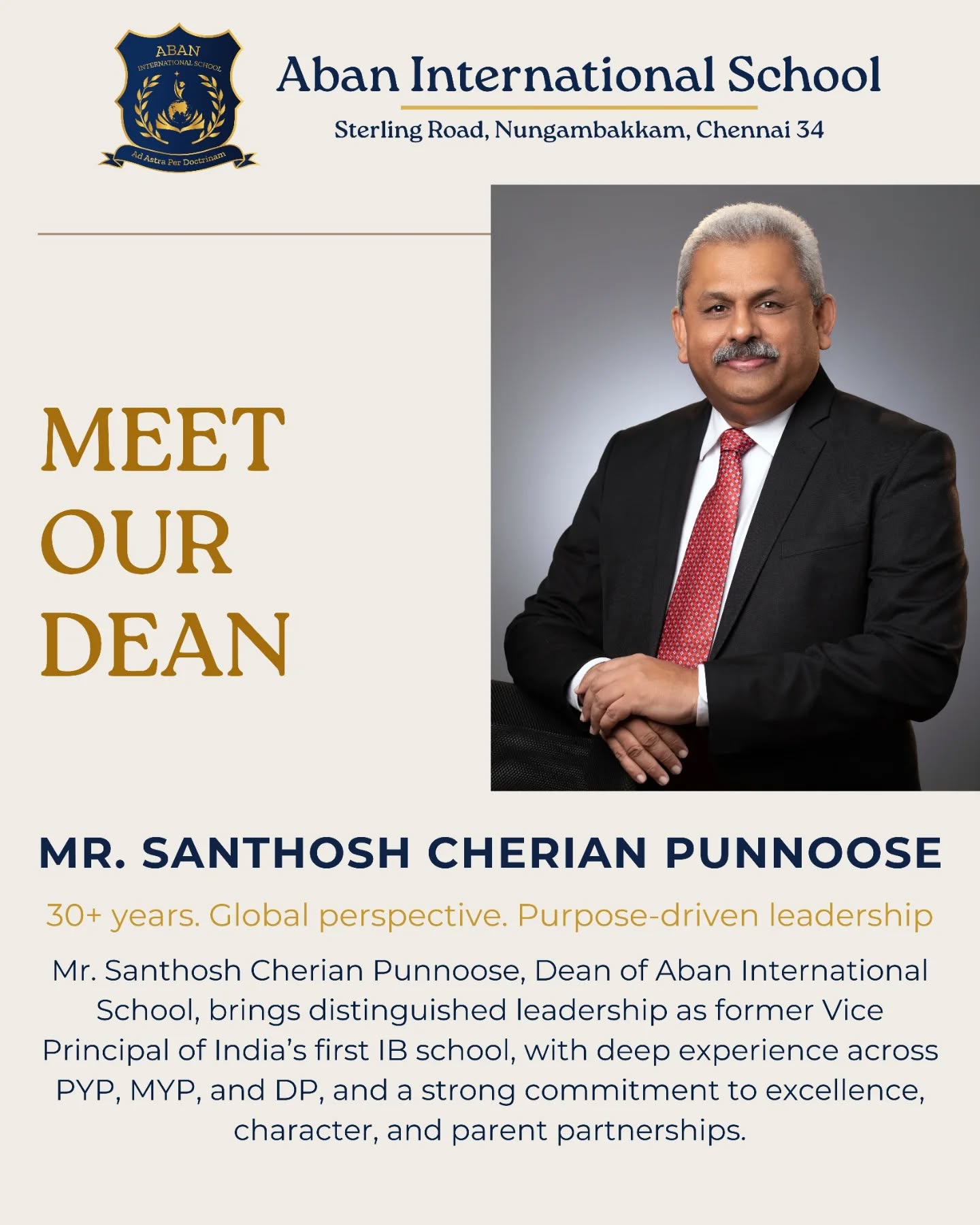 Aban International School Facebook ad: Aban International School is pleased to formally introduce…