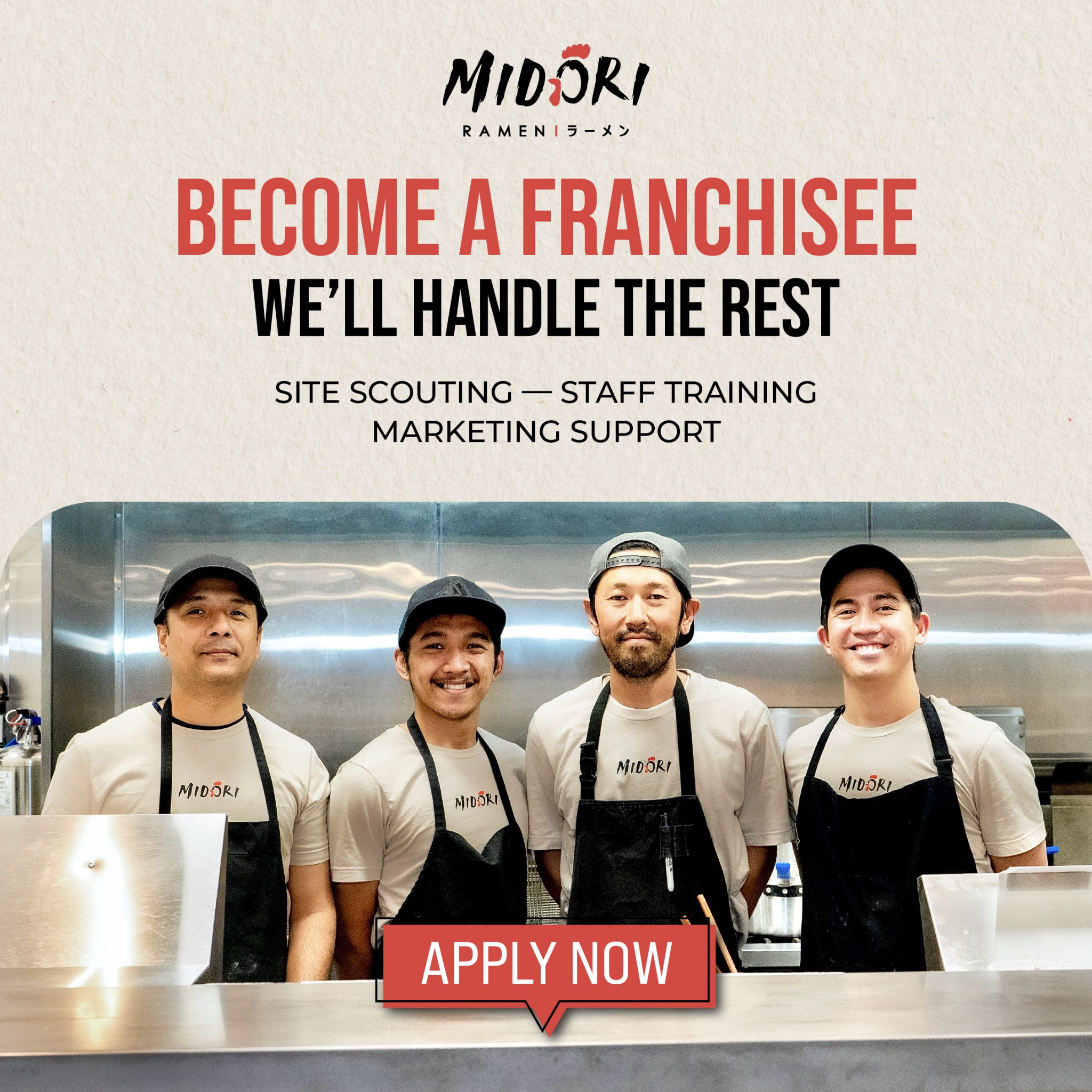 Chego Franchising Corp Facebook ad: Become a Franchisee