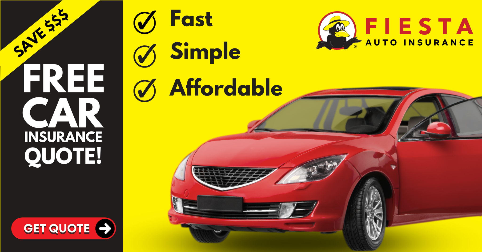 Fiesta Auto Insurance & Tax Service Facebook ad from Aug 5, 2025