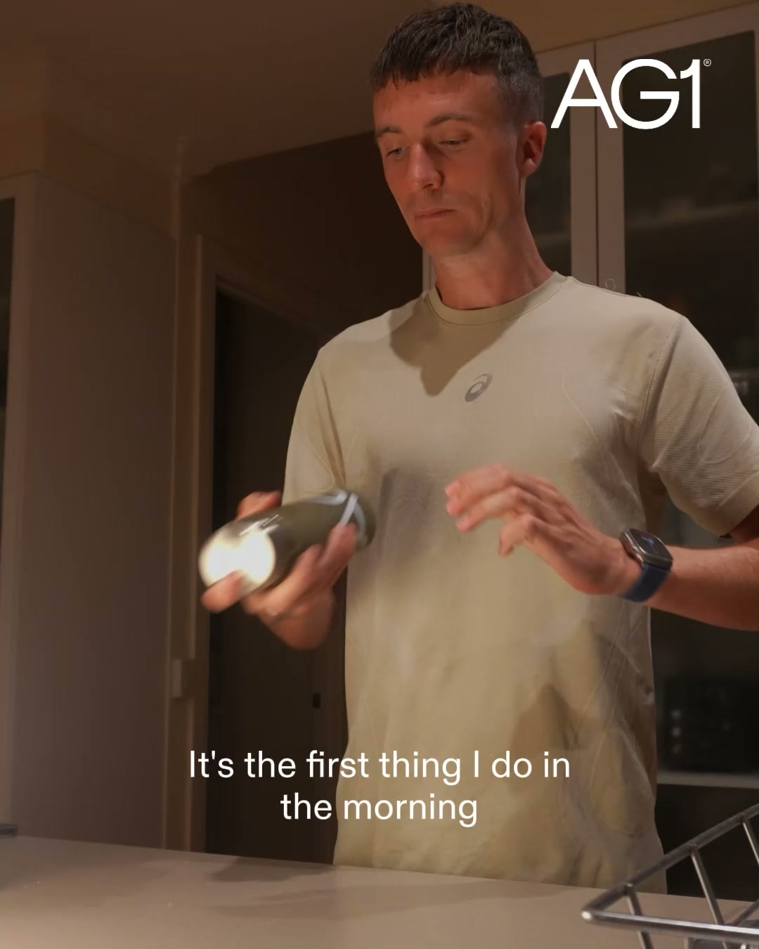 AG1 by Athletic Greens Facebook ad: Supports Energy & Recovery*
