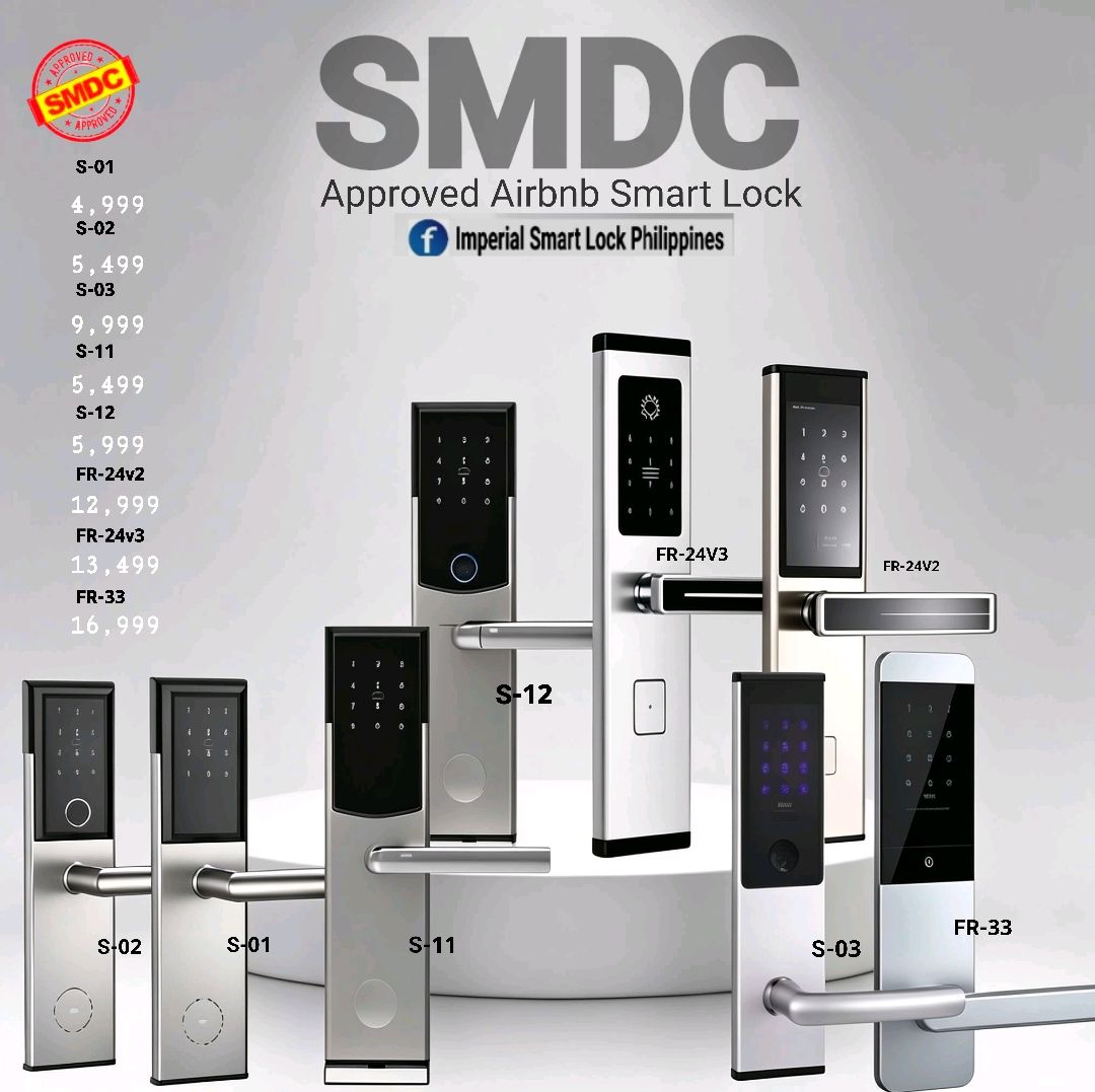 Imperial Smart Lock Philippines Facebook ad: SMDC approved smart lock for Airbnb business for…