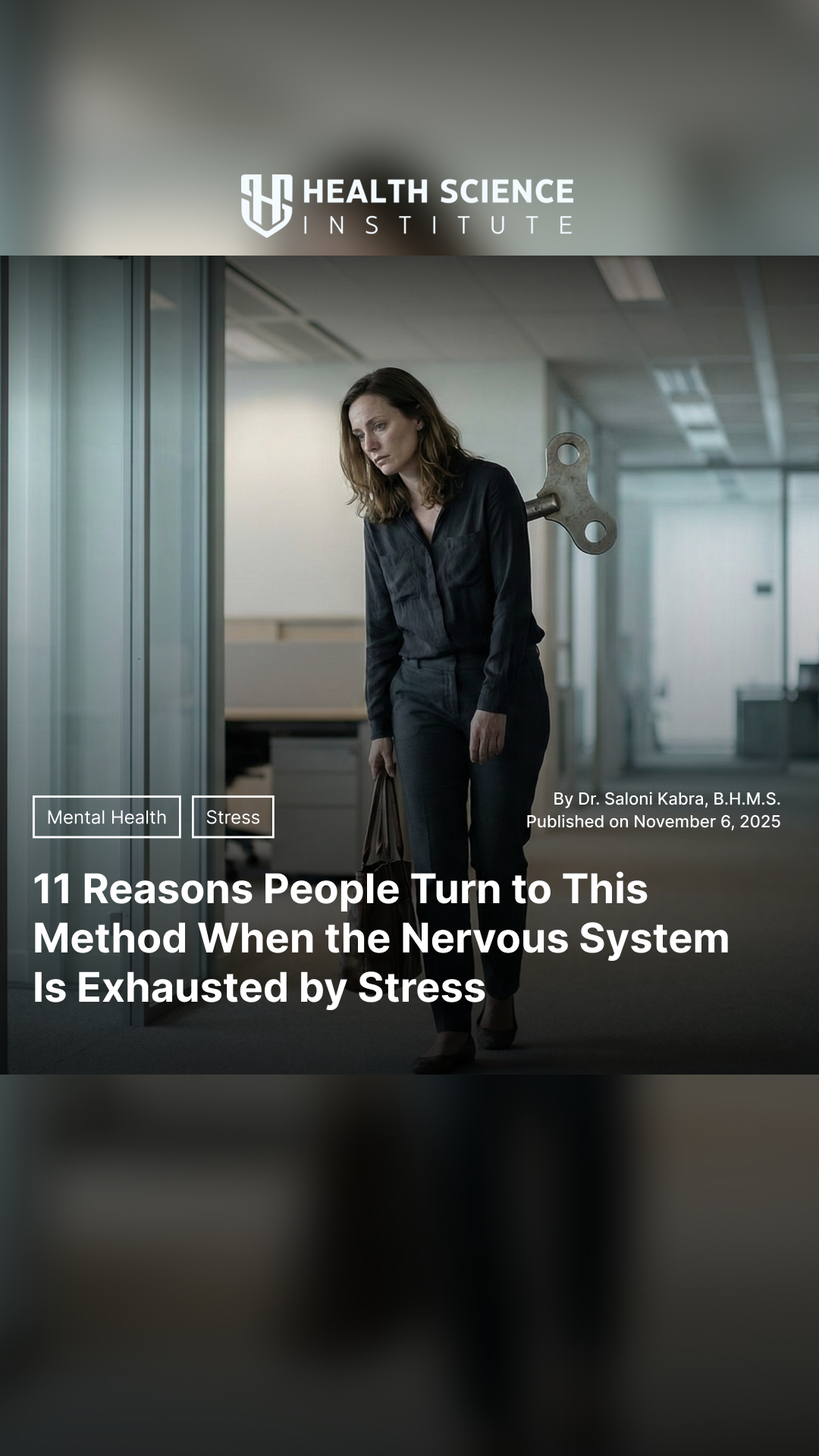 Health Science Facebook ad