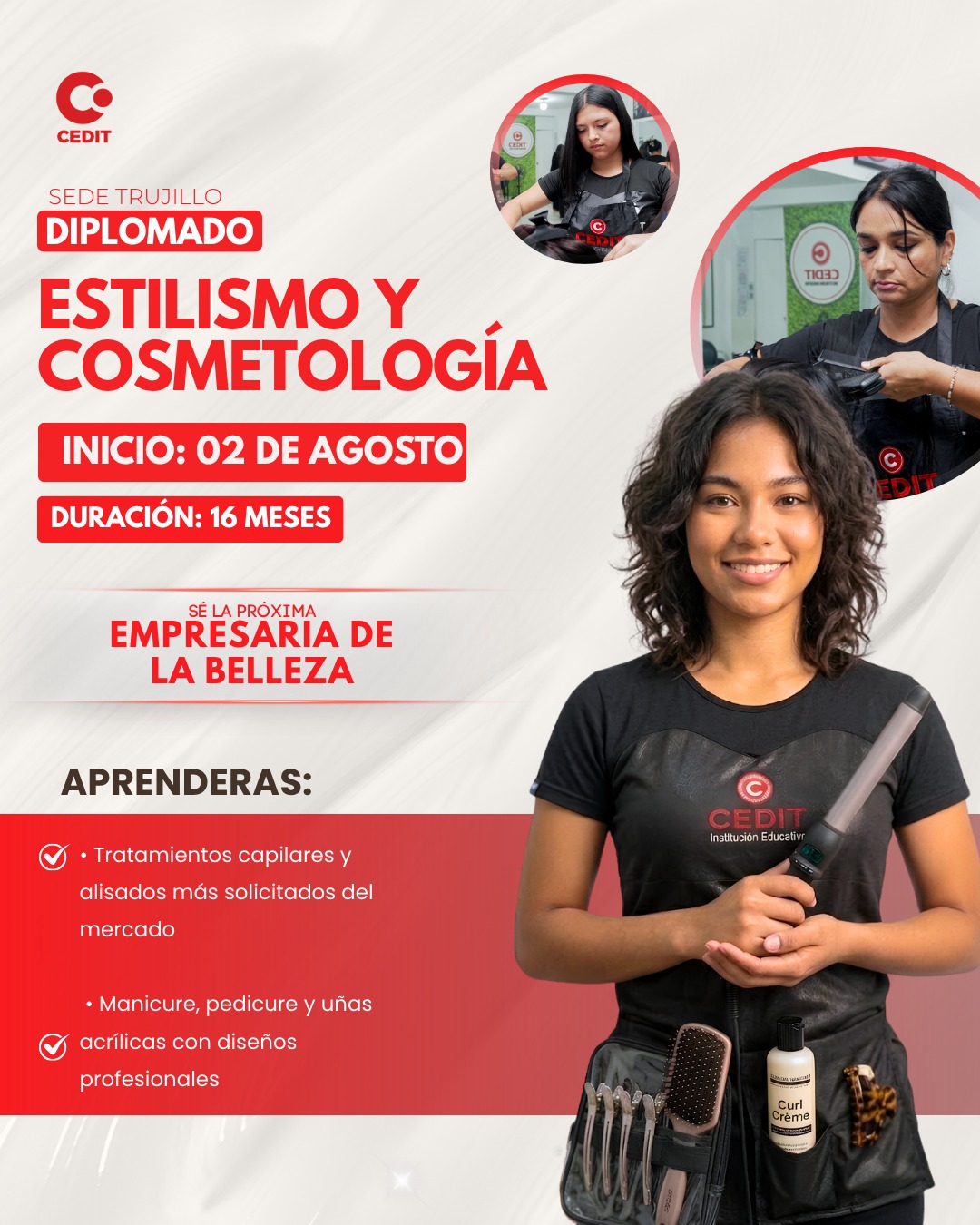 CEDIT Institute Trujillo Facebook ad: DESEO MAS INFORMACION