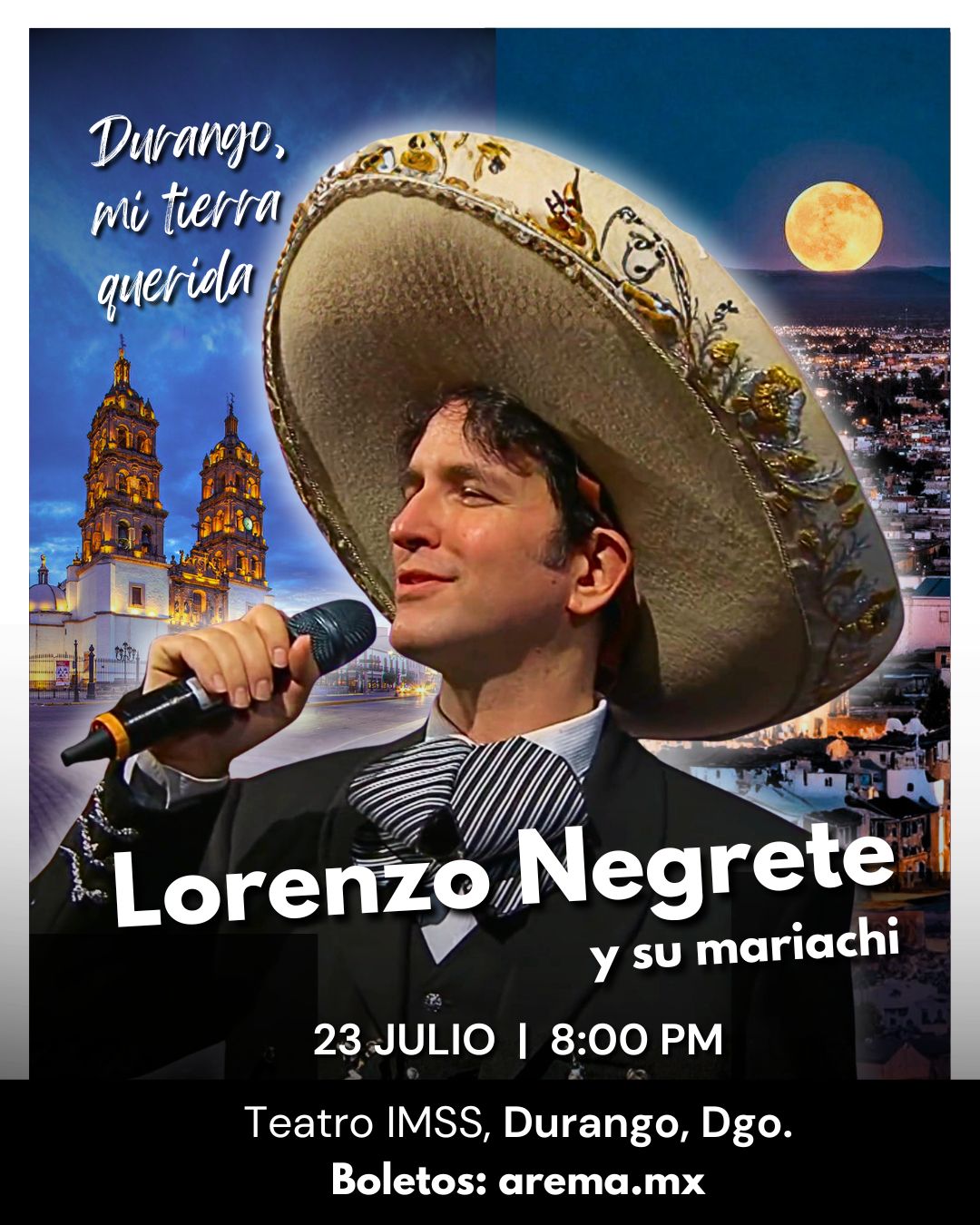 Lorenzo Negrete Facebook ad: Lorenzo Negrete y su mariachi en Durango - AREMA Ticket
