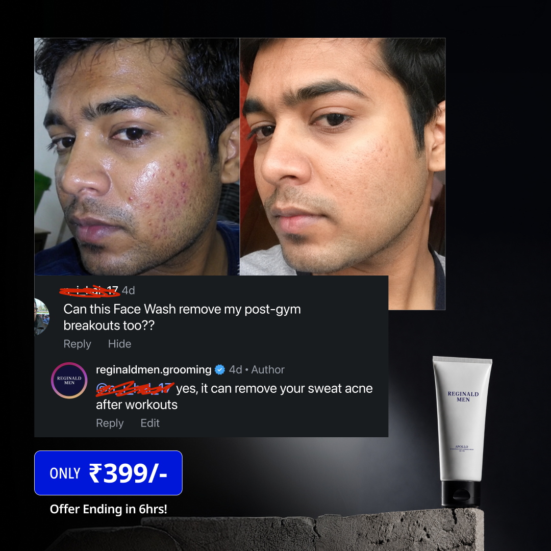 Reginald Men Skin Facebook ad