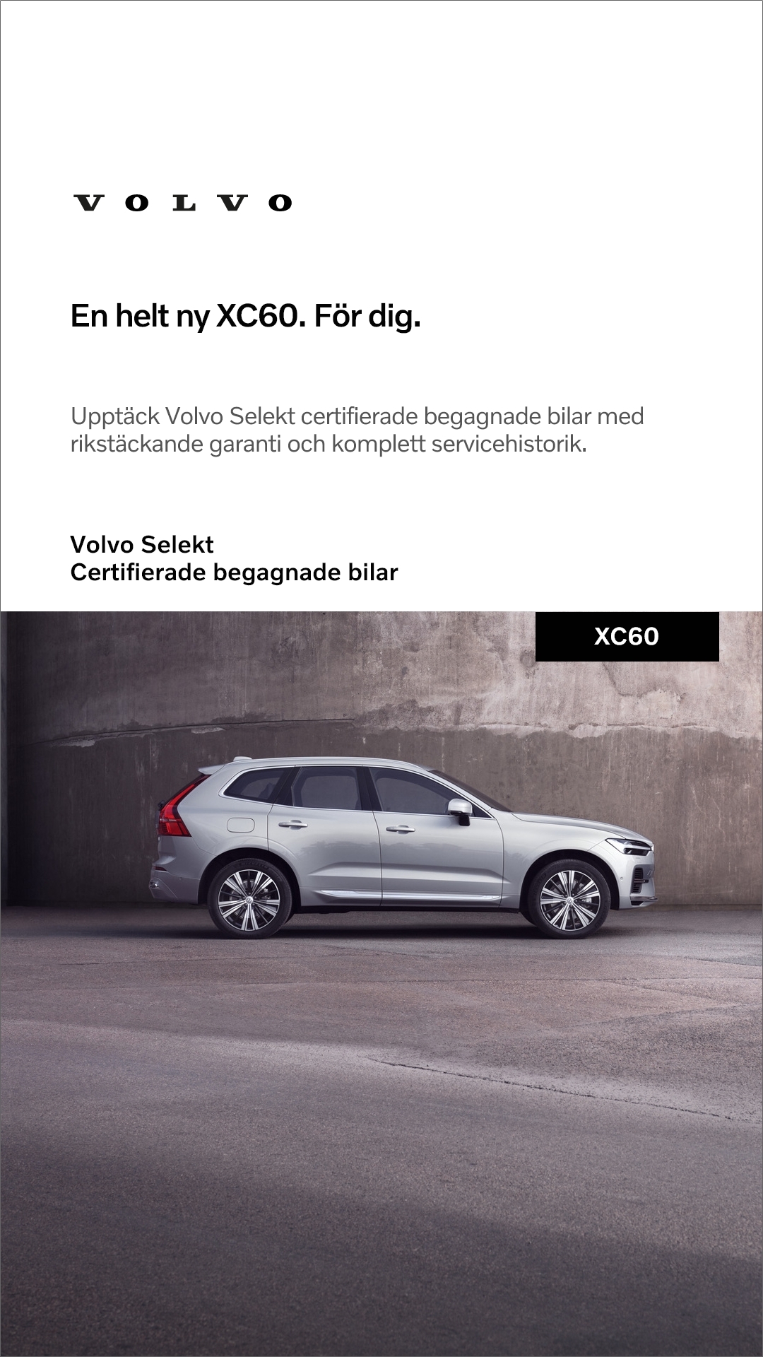 Volvo Car Sverige Facebook ad from Jan 1, 2026